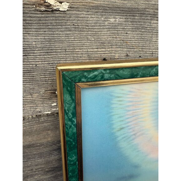 Vintage 70's Lenticular 3D Hologram Framed Mary Children Religious Picture - Picture 5 of 11